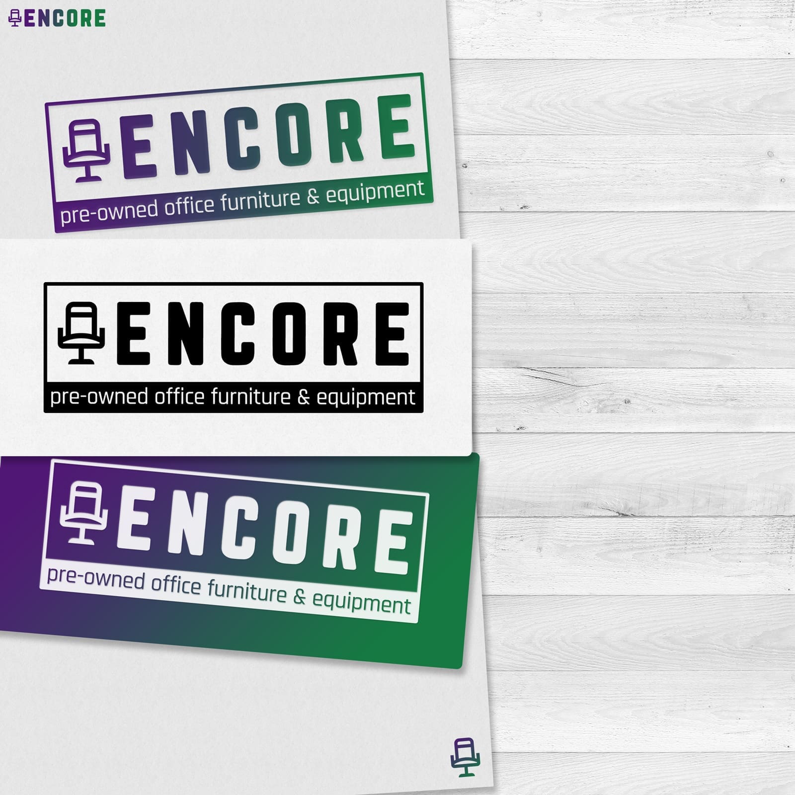 Business re-brand | Encore Furniture | The Digital Moose | Websites, Graphics, Audio, Video | Essex